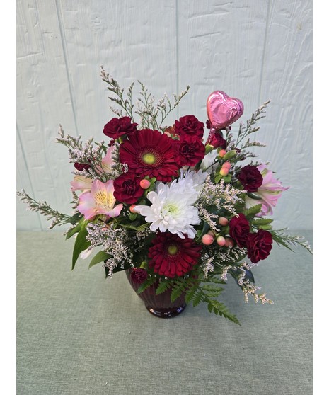 gerber daisy alstroemeria valentine's day