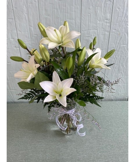 Whispering White Lilies