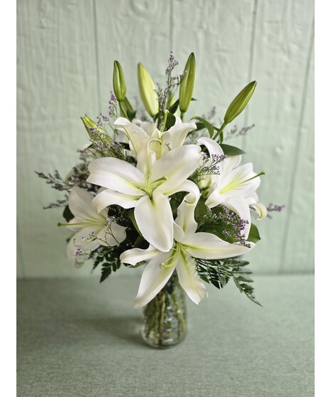 Whispering White Lilies